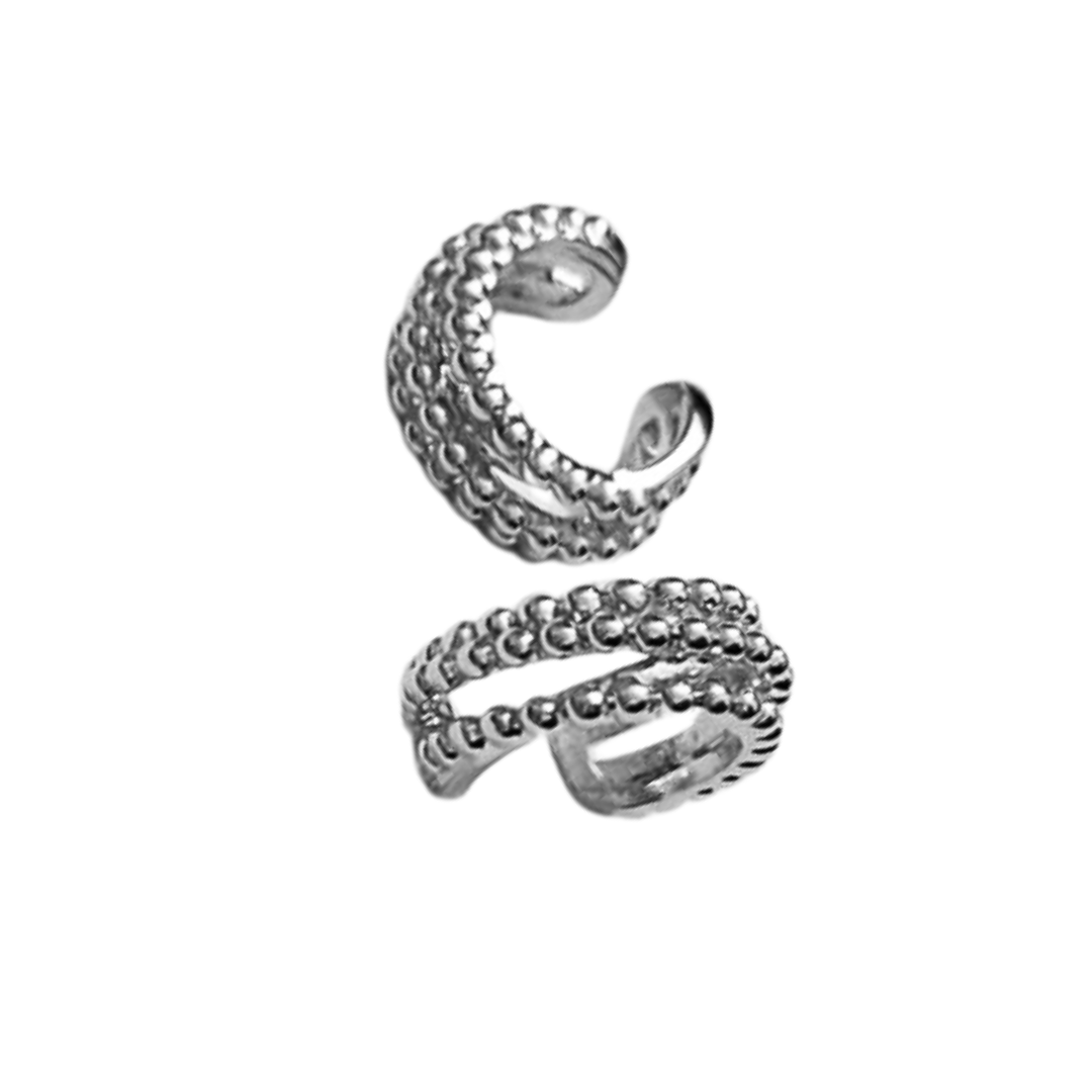 Earcuff Esthela Plateado